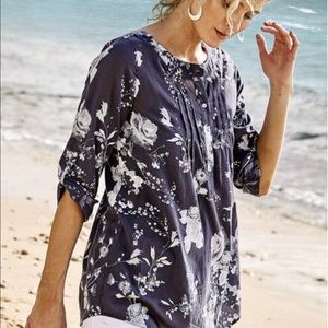 SOFT SURROUNDINGS Tuberosa top and cami - like new